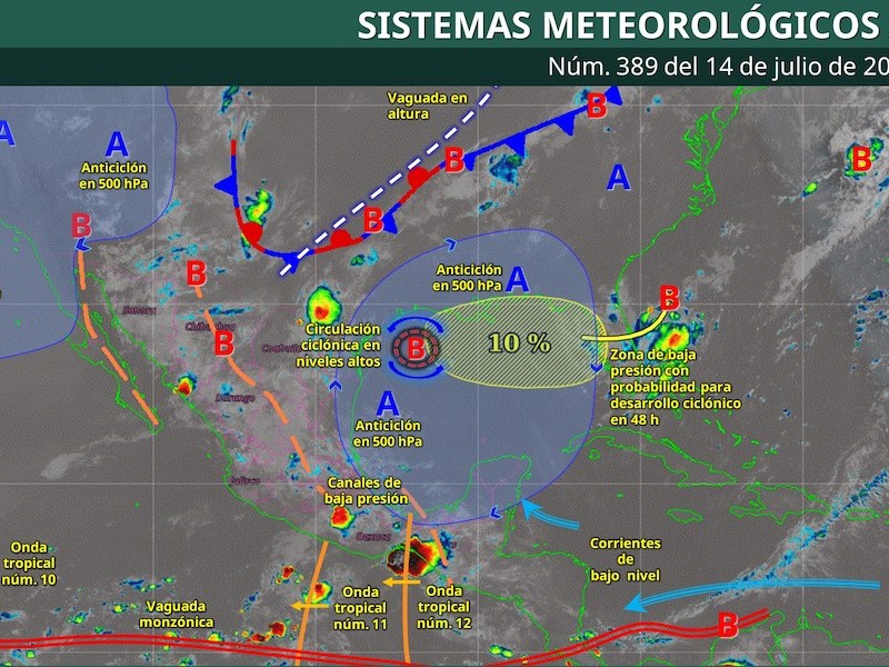 Este lunes, tormentas por la tarde en el valle de Toluca