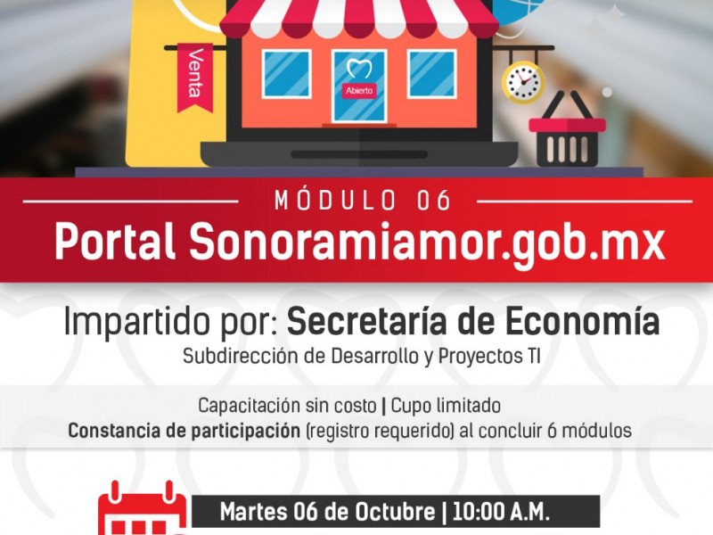 Este martes sexto y último módulos de capacitación “Ecommerce”