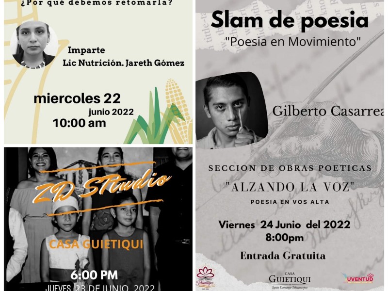 Este miércoles darán inicio actividades culturales en Tehuantepec