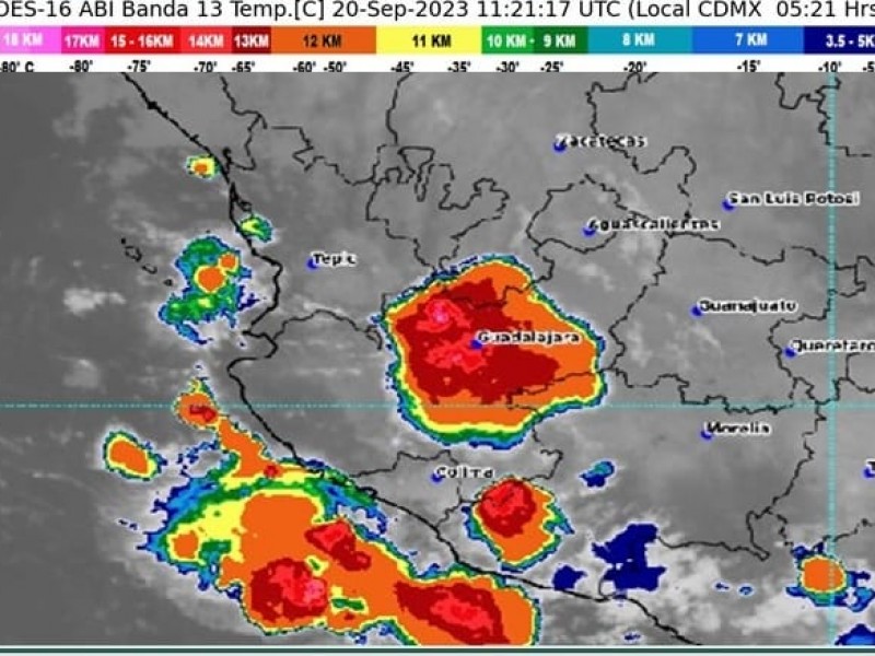 Este miércoles se pronostican lluvias puntuales en Colima