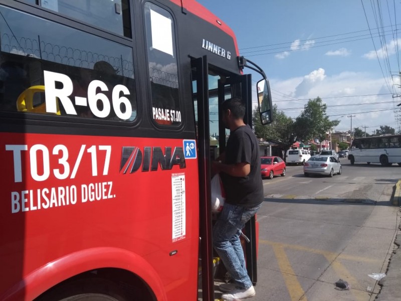 Este sábado 3 rutas más cobrarán 9 pesos