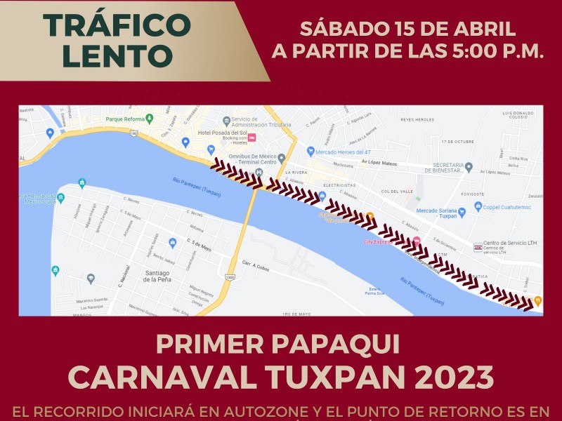 Este sábado primer Gran Papaquí  del  Carnaval Tuxpan