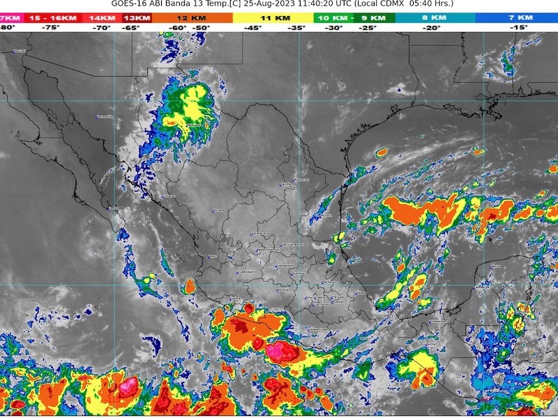 Este viernes, 40% de probabilidad de lluvias en Toluca