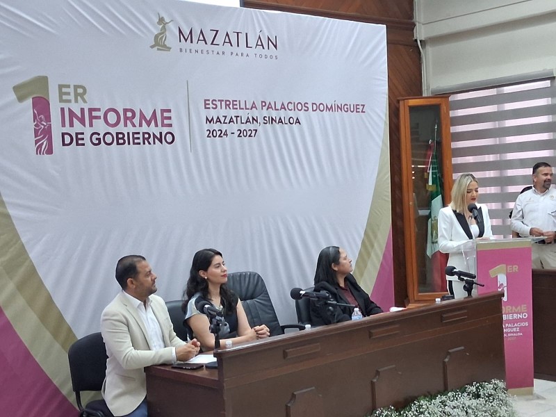Estrella Palacios Domínguez presenta su Primer Informe de Gobierno