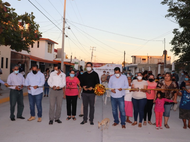 Estrenan calle nueva en Escuinapa