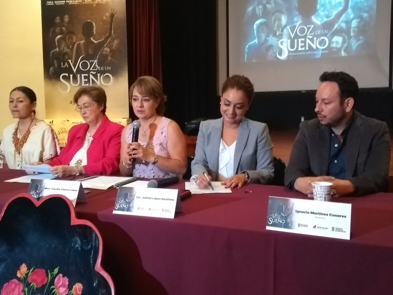 Estrenarán “La Voz de un Sueño” película filmada en Michoacán