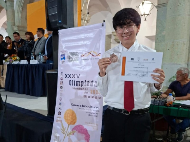 Estudiante de Cobach Sonora gana bronce en Olimpiada Nacional