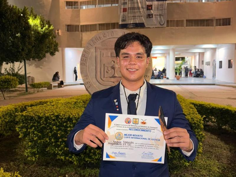 Estudiante de Cobach Sonora gana reconocimiento en Munison 2026