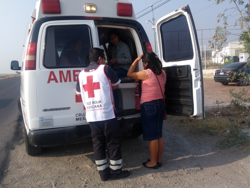 Estudiante resultó lesionada al sufrir accidente vial