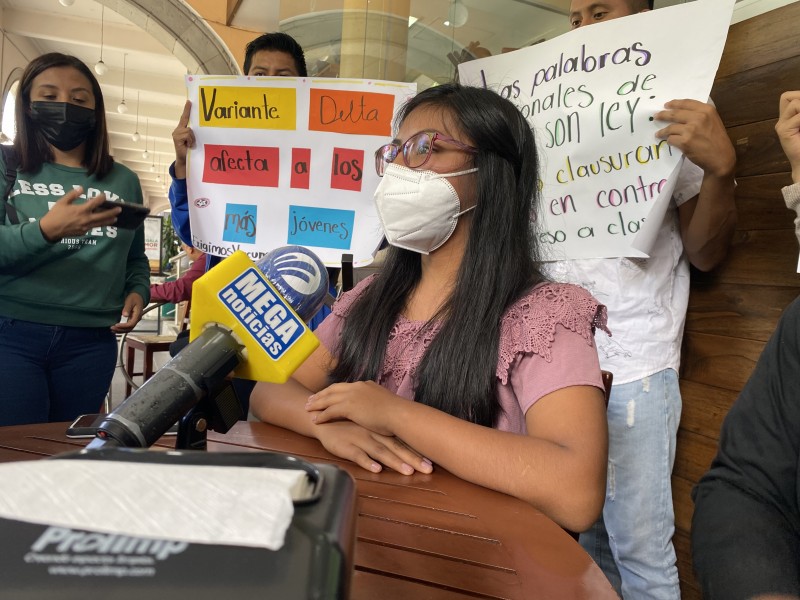 Estudiantes veracruzanos se oponen al regreso a clases; tomarán escuelas