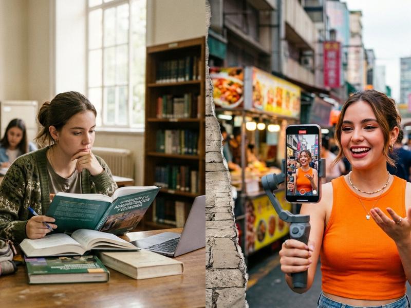 ¿Estudiar una carrera o ser influencer?