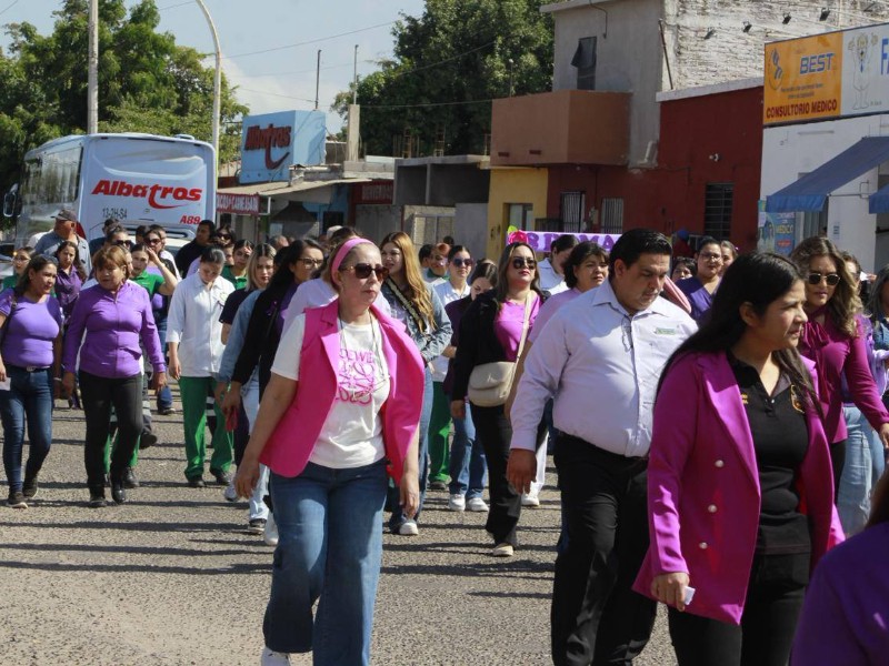 Etchojoa conmemora el día internacional de la mujer con marcha ...