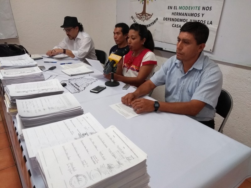 Etnias de Chiapas firman contra privatización de agua