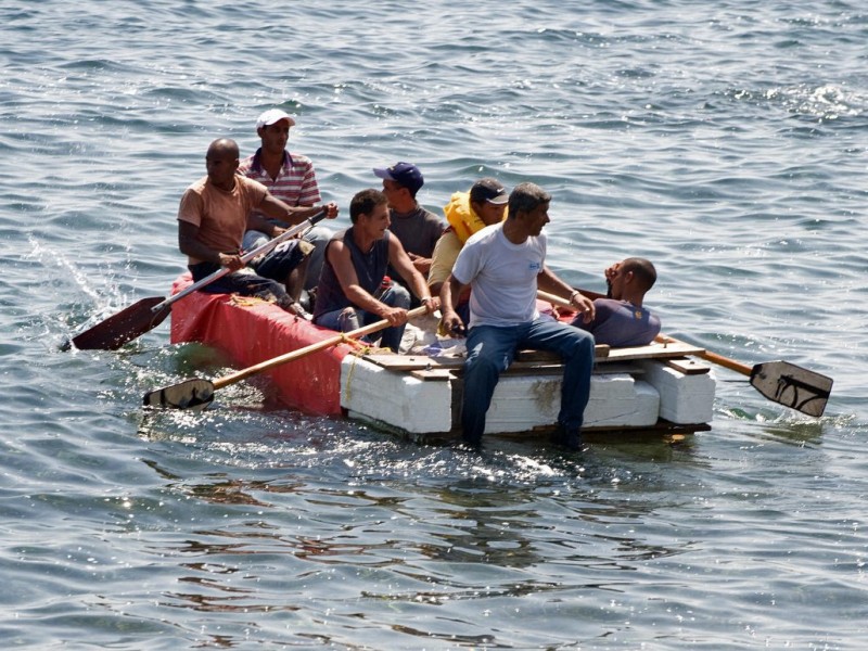 E.U. Cubanos detenidos en las costas de Florida