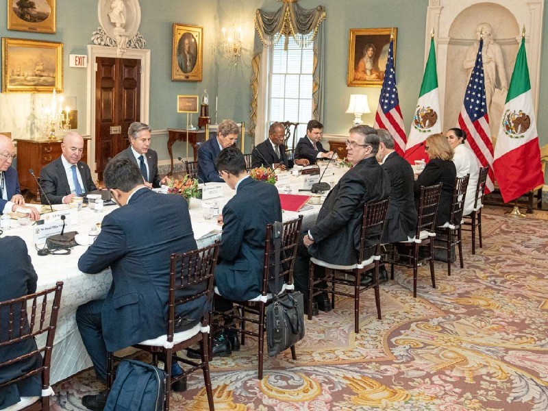 EU y México hablan de seguridad en Washington; destacan avances