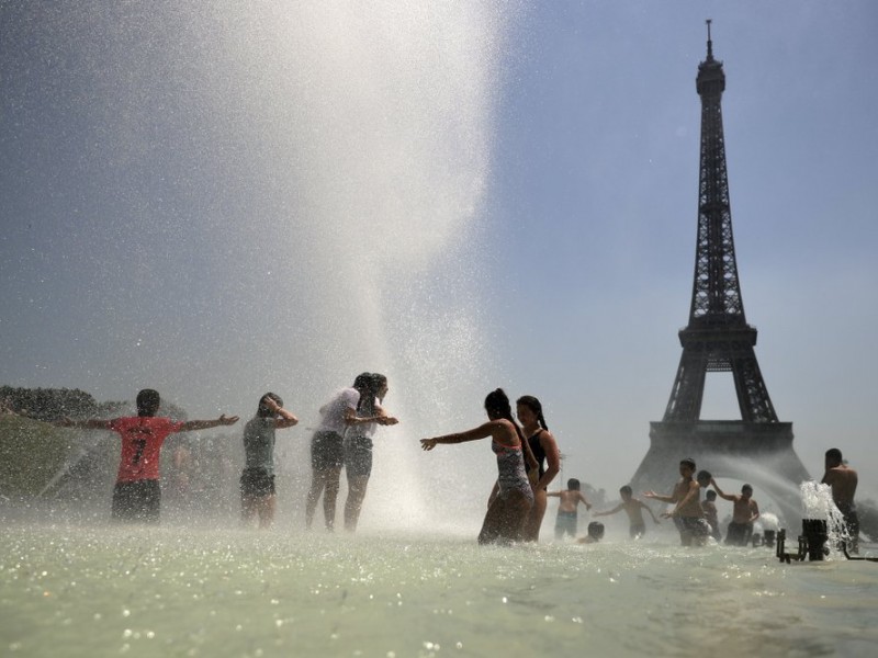 Europa asfixiada por las altas temperaturas