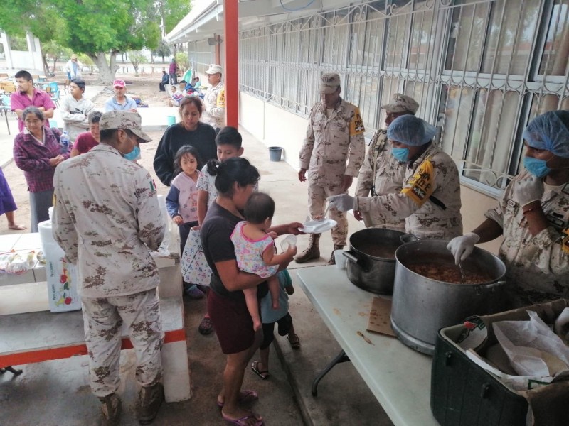 Evacuan a más 300 familias en Comondú