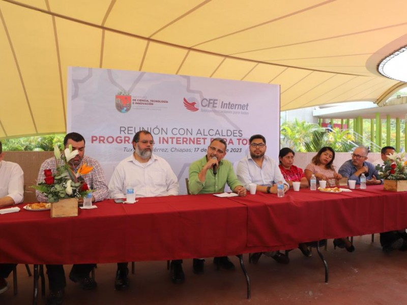Evalúan avance del programa “Internet para Todos” en Chiapas