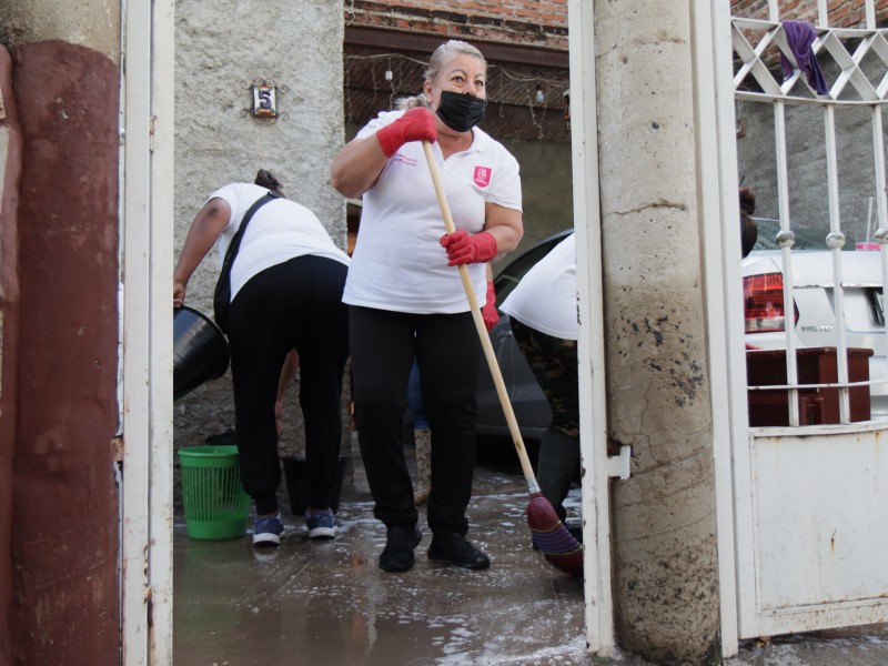 Evalúan daños en casi mil viviendas inundadas en Tlaquepaque