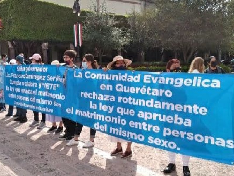 Evangelistas en contra de los Matrimonios Igualitarios