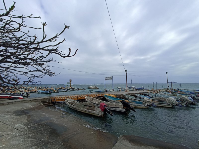 Eventos de norte afectan actividades de pescadores