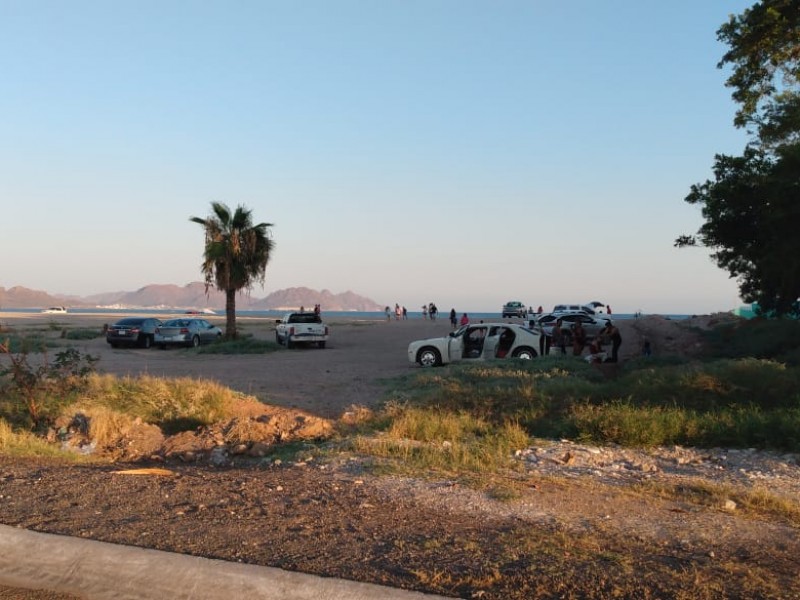 Evidente consumo de bebidas embriagantes en San Carlos