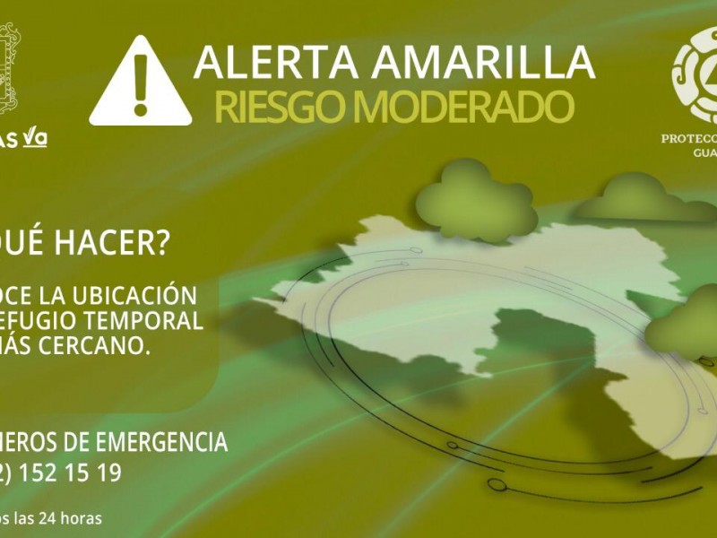 Evoluciona la región a alerta amarilla por Lorena