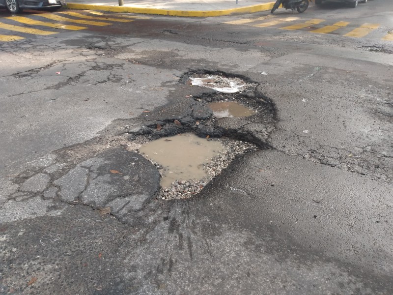 Baches en colonia La Noria; ¿Y 