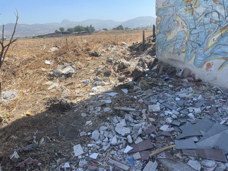 Exceso de desechos en bulevar Egipto