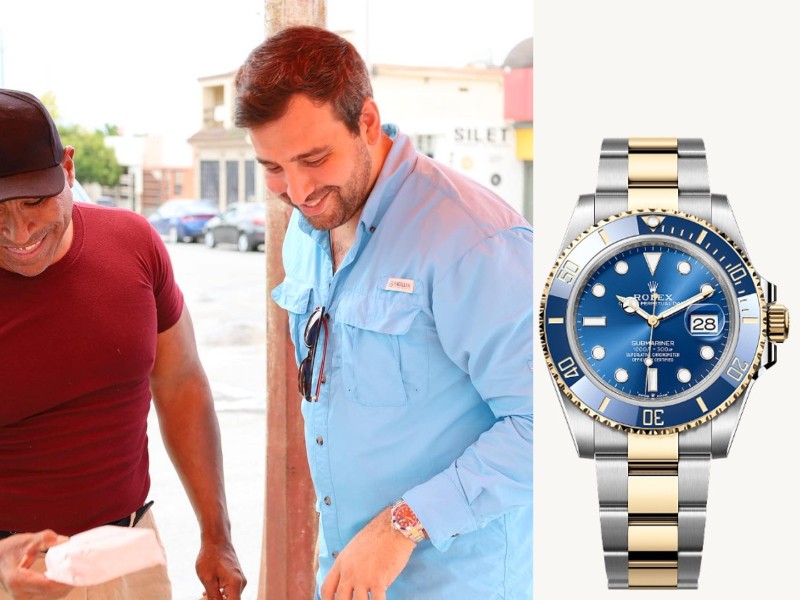 Exhiben a dirigente de MC Coahuila con Rolex de 19 mil dólares