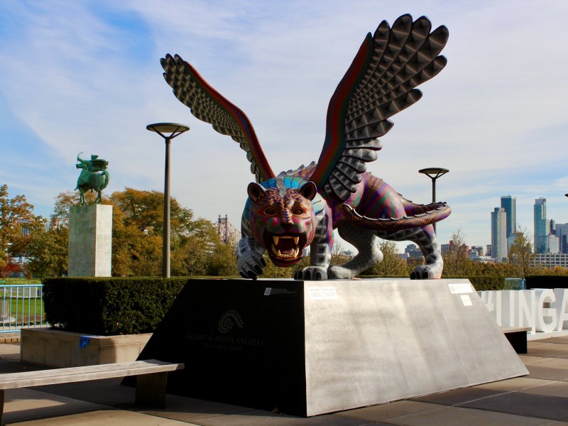 Exhiben alebrije en plaza de la ONU de Nueva York