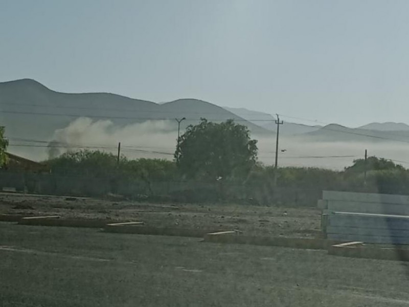 Contaminación de humo en Miahuatlán llega a Tehuacàn