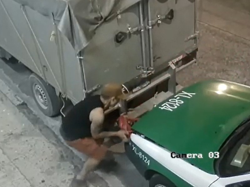 Exhiben robo de autopartes en Xalapa