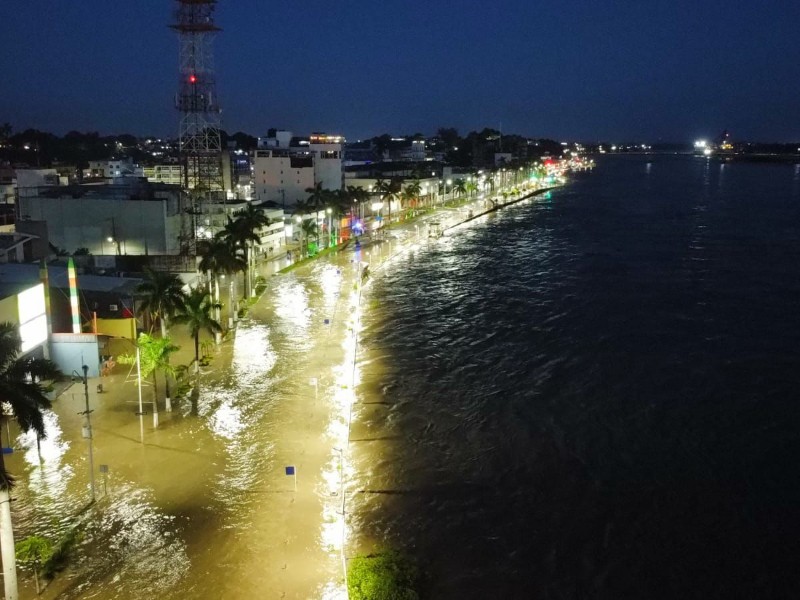 Exhorta Protección Civil Tuxpan a evacuar zonas de riesgo