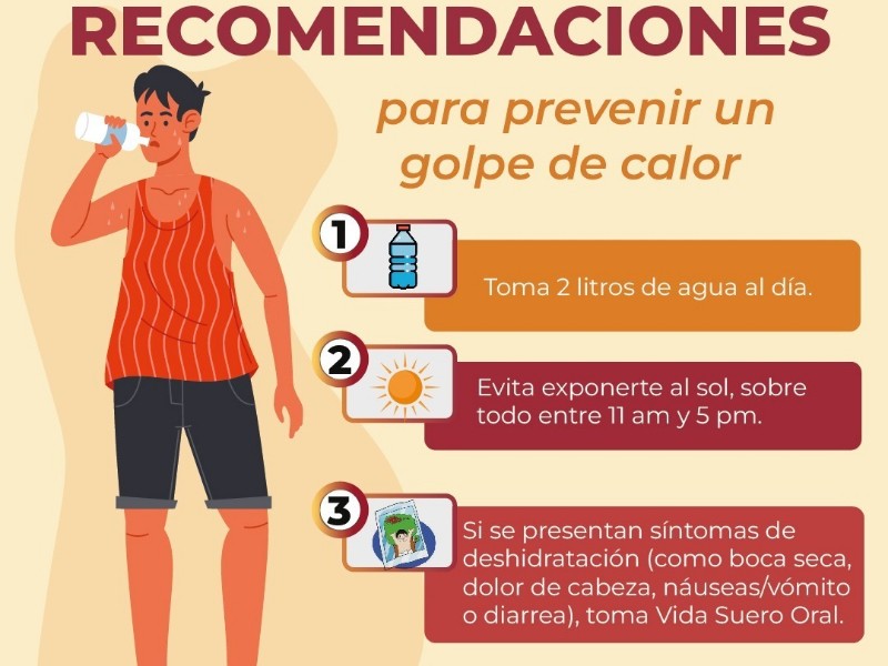 Exhorta Salud Sonora a prevenir golpes de calor este verano