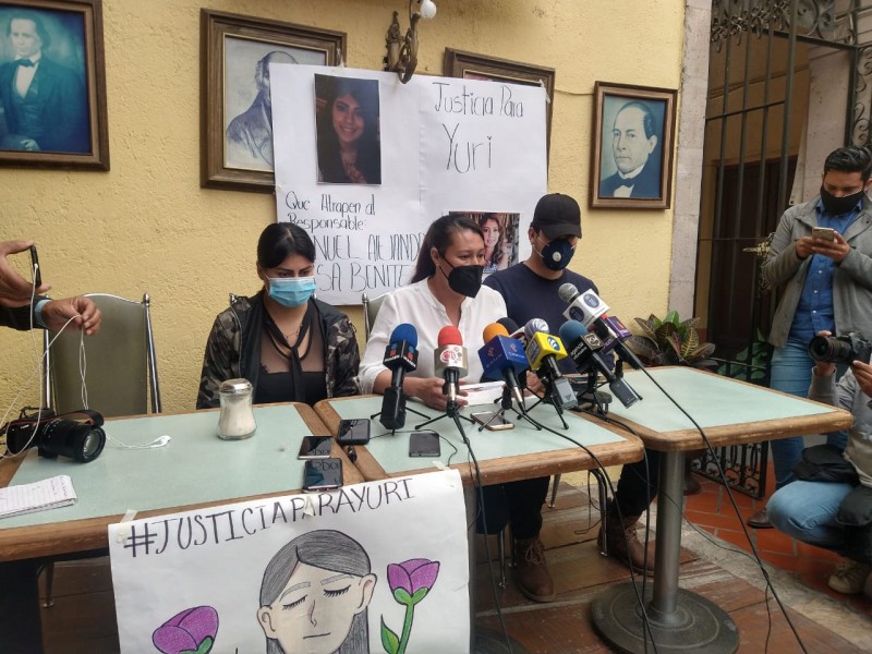 Exigen a Fiscalía de Jalisco detención del presunto homicida deYuri