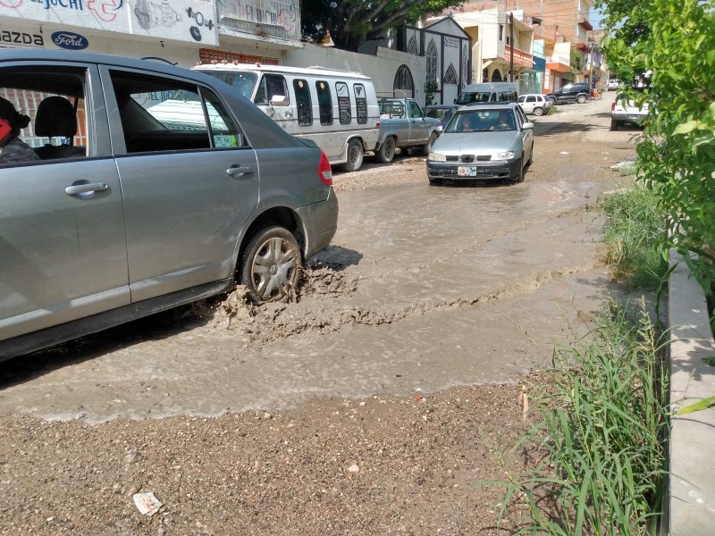 Exigen arreglo de calles al sur de TGZ