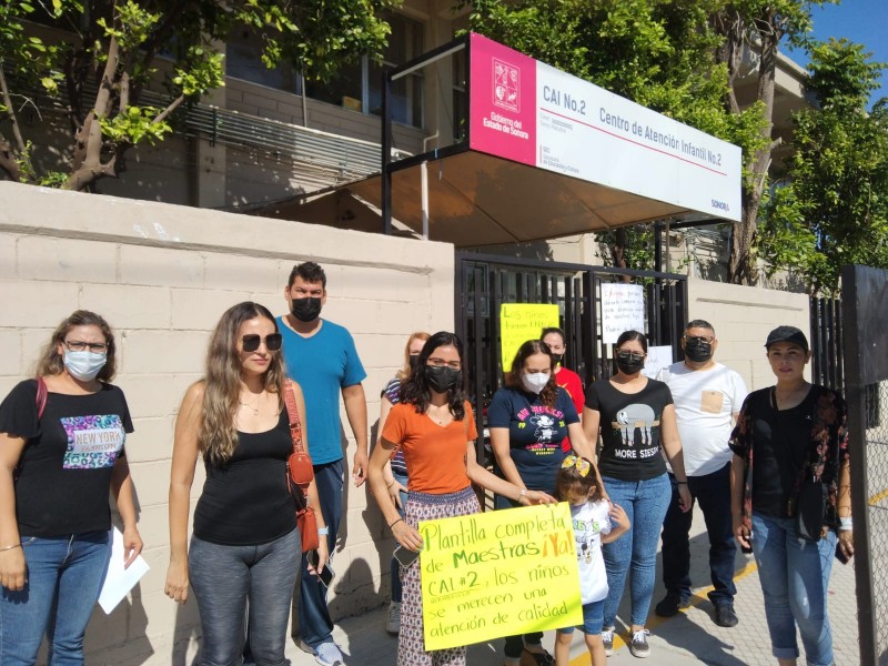 Exigen asignación de maestros Centro de Atención Infantil 2