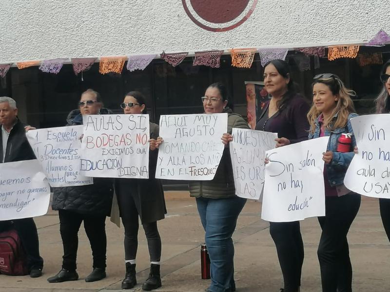 Exigen dos aulas y personal de intendencia en escuela de Zacatecas
