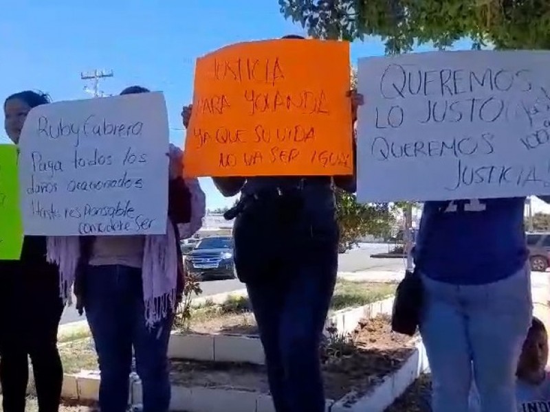 Exigen justicia para esposos atropellados en Pueblo Yaqui