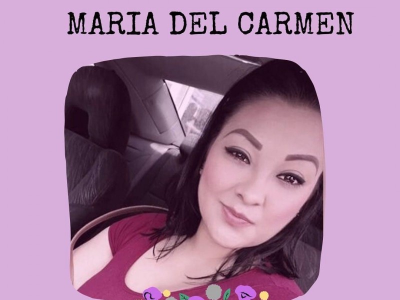 Exigen justicia para María del Carmen