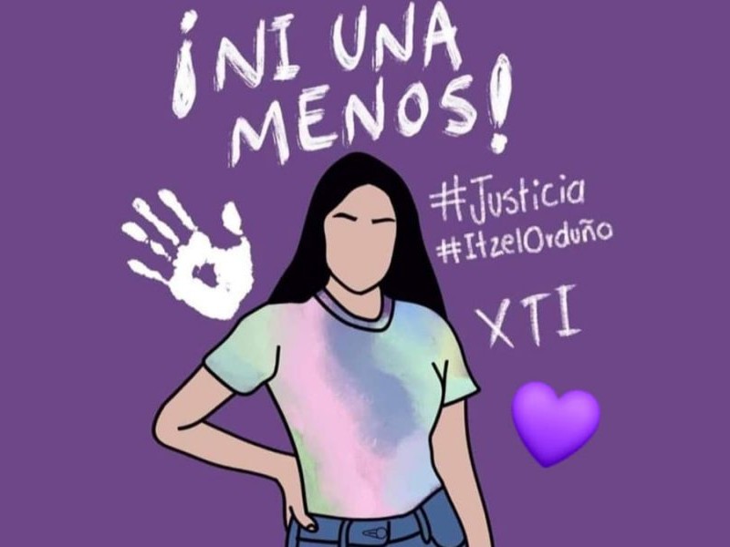 Exigen justicia por el feminicidio de Itzel en Sinaloa