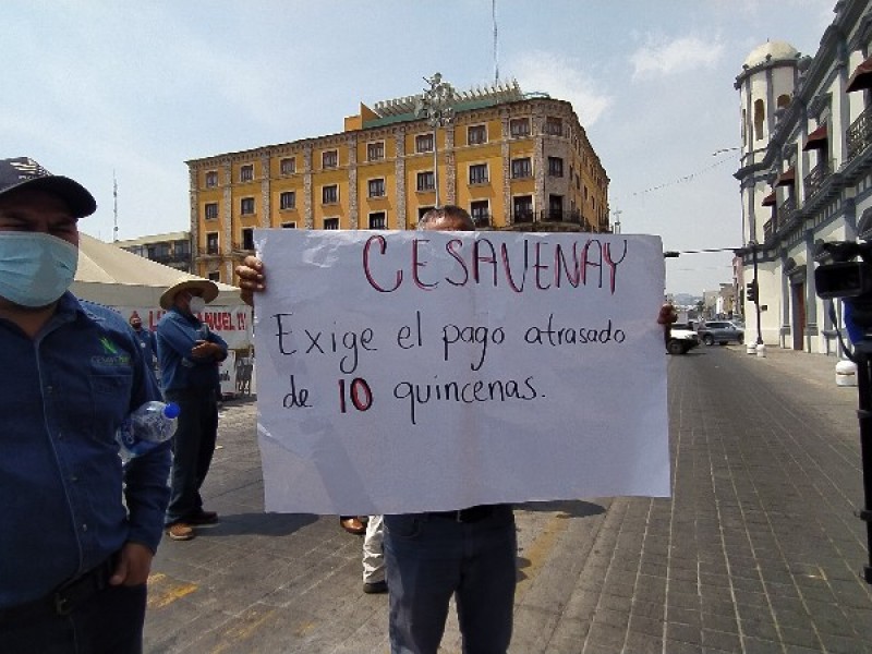 Exigen pago de salario trabajadores de CESAVENAY