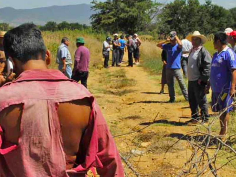 Existen más de 280 conflictos agrarios en Oaxaca