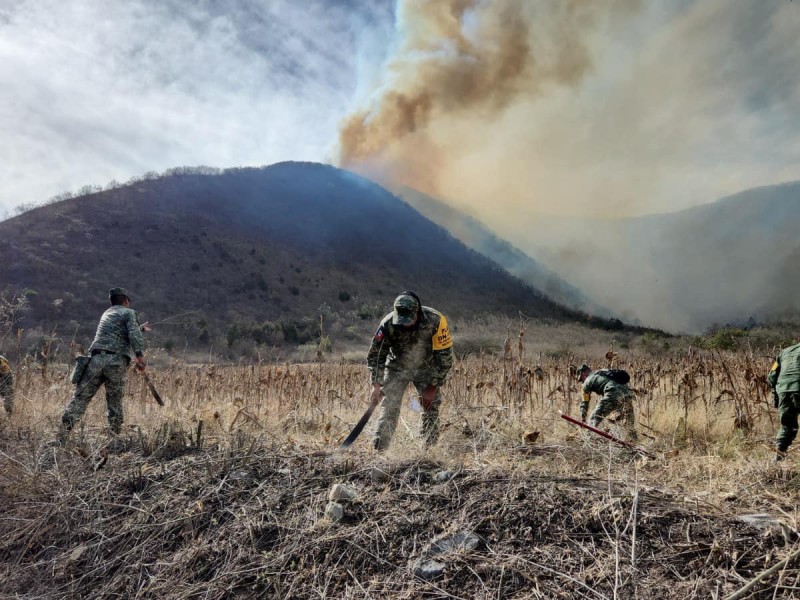 Expanden capacidades de operación en incendios en Altas Montañas