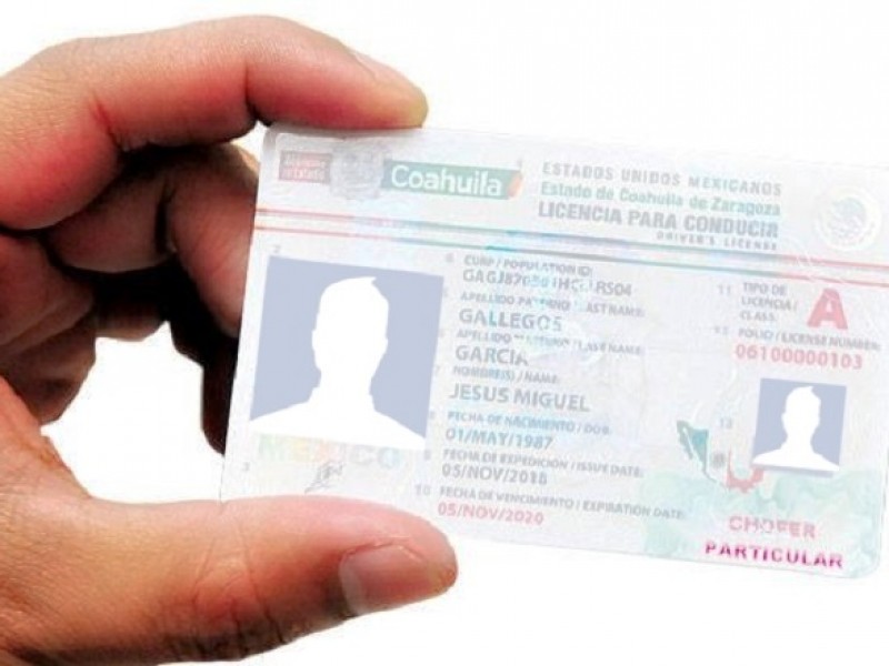 Expiden nueva licencia para conducir con 