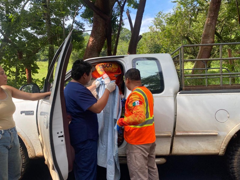 Explosión cobró la vida de un menor en Mecayapan