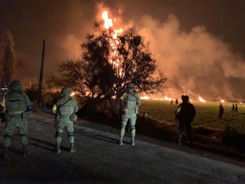 Explosión de ducto en Hidalgo