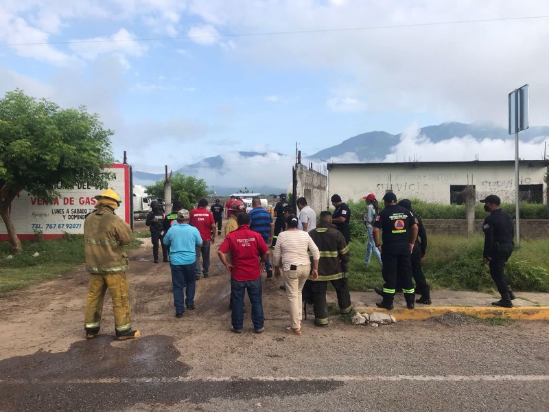 Explosión de gasera en Tlapehuala deja seis heridos