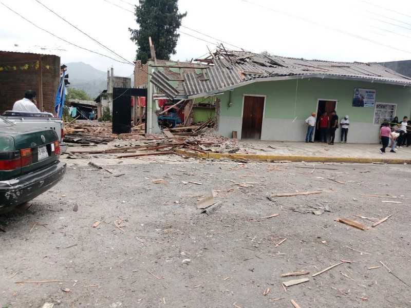 Explosión deja como saldo 6 lesionados en Calcahualco